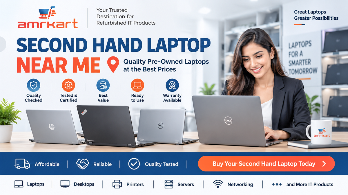 Buy Second hand laptop Near me - Amrkart