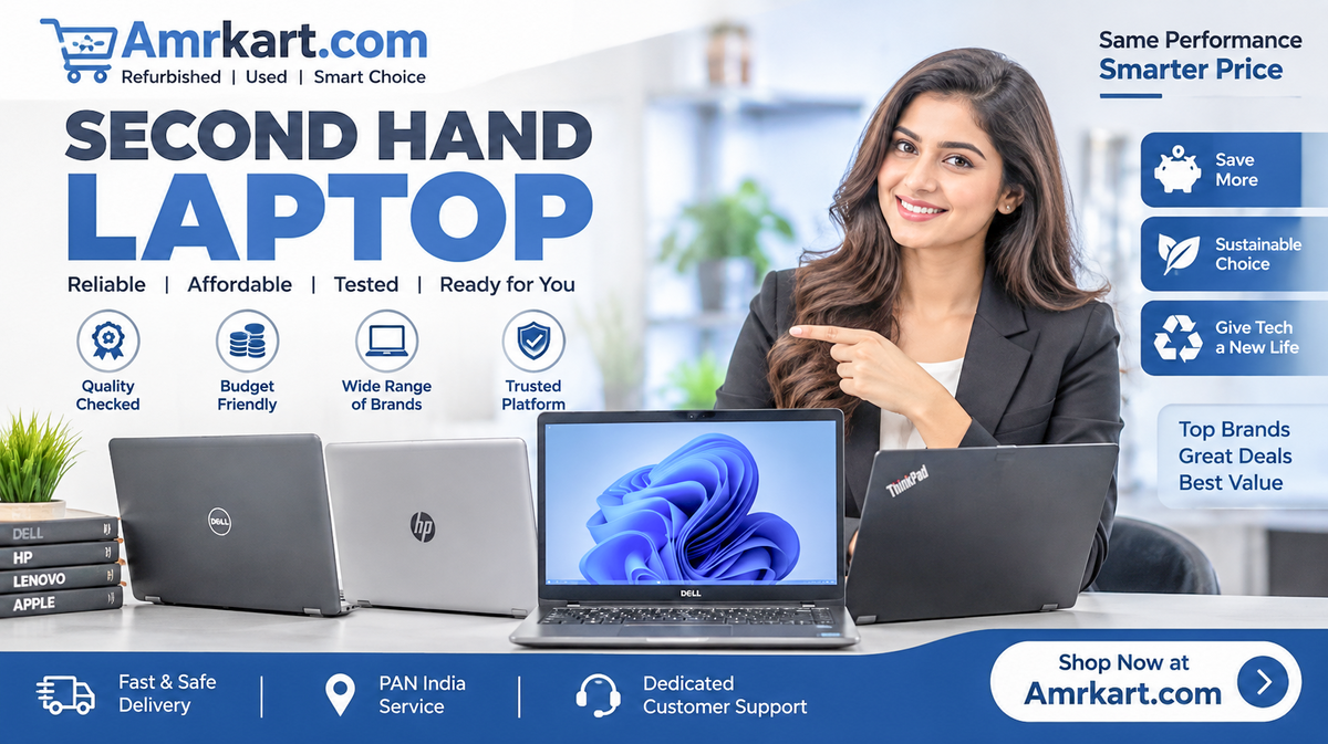 Buy Refurbished Laptop and Second Hand Laptop Near Me: The Complete Guide by Amrkart