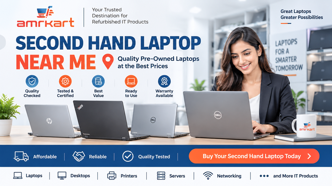 Buy Second hand laptop Near me - Amrkart