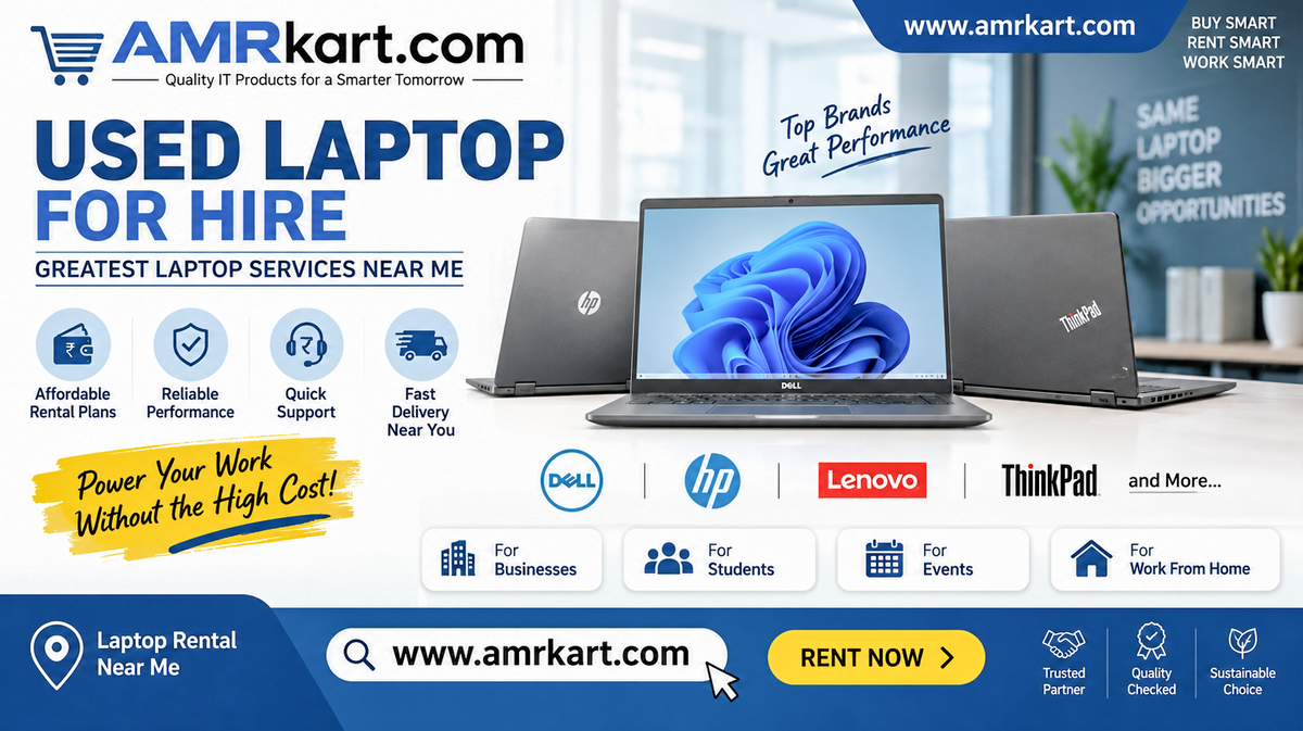 Used Laptop Near Me – The Complete Buyer's Guide | Amrkart