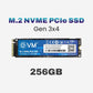 EVM 256GB NVMe M.2 SSD 2280 | PCIe Gen 3x4 Internal Solid State Drive | 3000MB/s Read |  5 Year Warranty (EVMNV-256GB)
