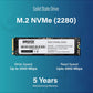 GEONIX 512GB M.2 NVMe SSD, 2280 SATA III (6Gb/s), Read Speed – Up to 2650 Mbps, Write Speed – Up to 2000 Mbps, Internal Solid State Drive(SSD), (5years Warranty)