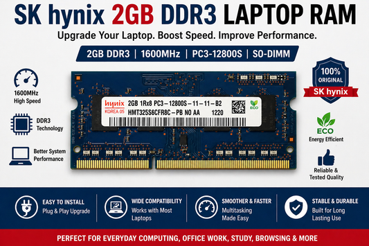 SK hynix 2GB DDR3 1600MHz RAM (PC3-12800S SO-DIMM)