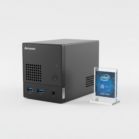 Lenovo ThinkCentre M710q Refurbished Mini PC | i5 7th Gen | 8GB RAM | 256GB SSD | Win 10