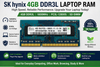 SK hynix 4GB DDR3L 1600MHz RAM PC3L-12800S SO-DIMM Memory
