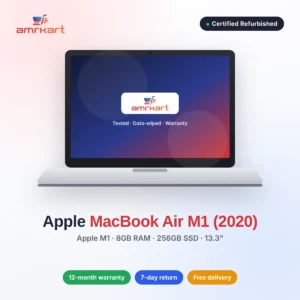 Refurbished Apple MacBook Air (2020, Intel) – 8GB RAM, 256GB SSD, 13.3"
